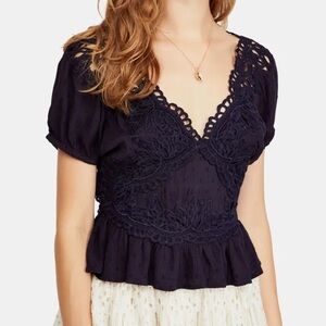 Free People Sweet Roses Pullover